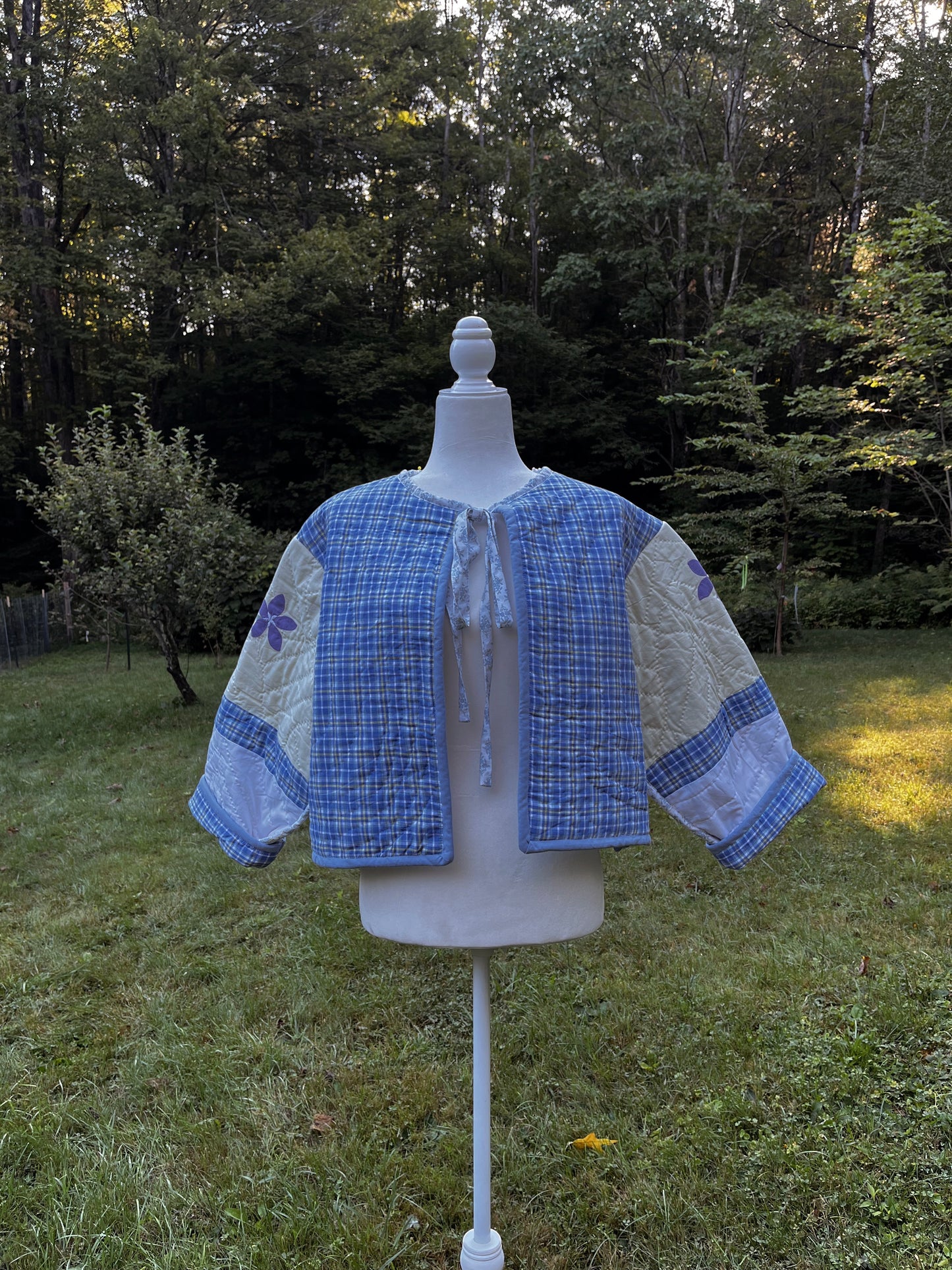 Daisy Applique Quilt Coat