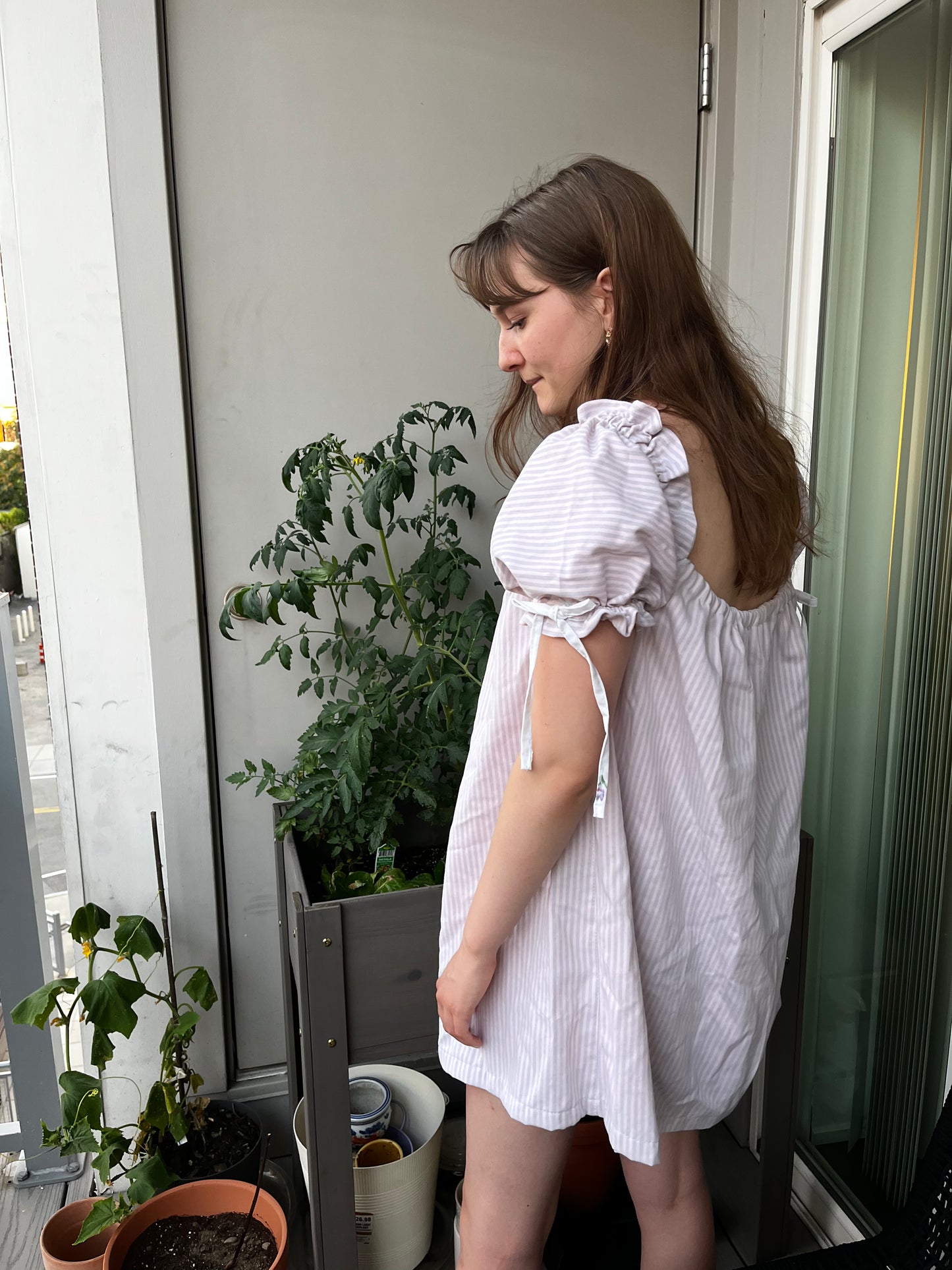 White Floral Madison Mini Dress