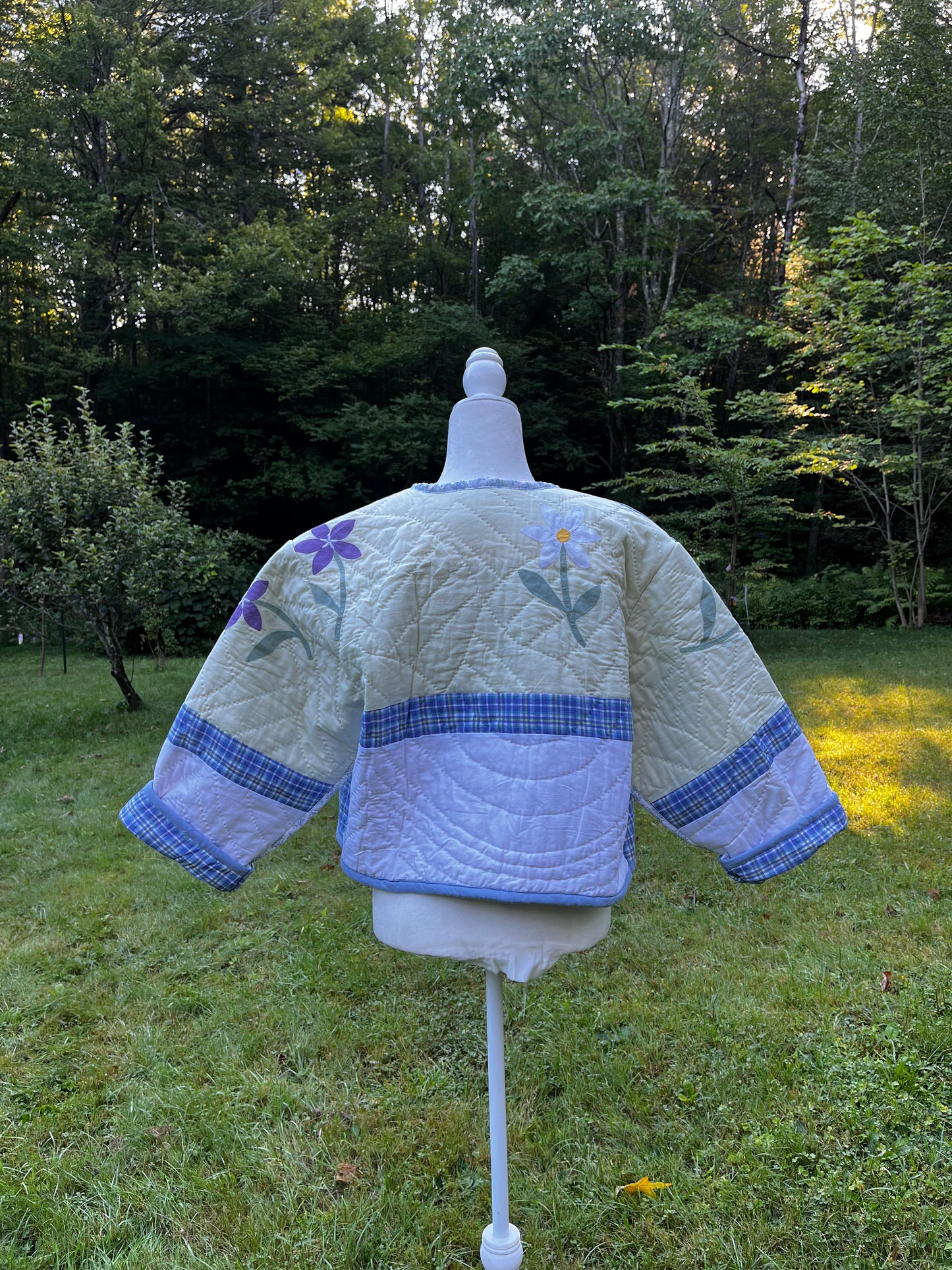 Daisy Applique Quilt Coat