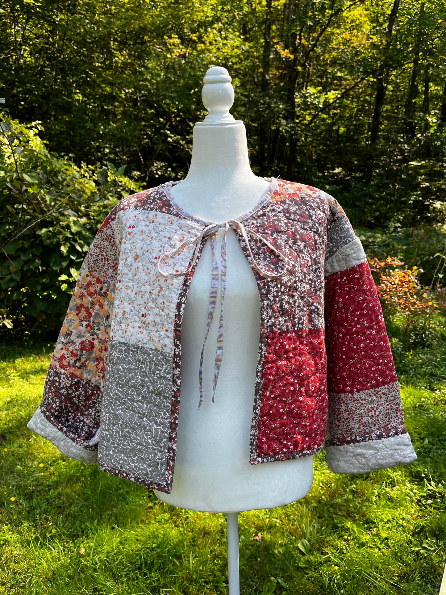 Fall Flowers Quilt Jacket