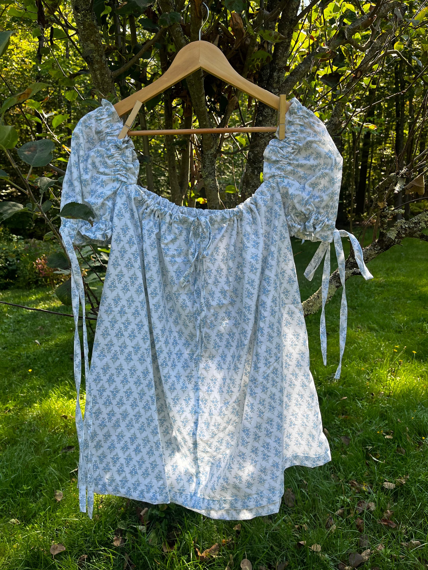 Blue Floral Madison Mini Dress