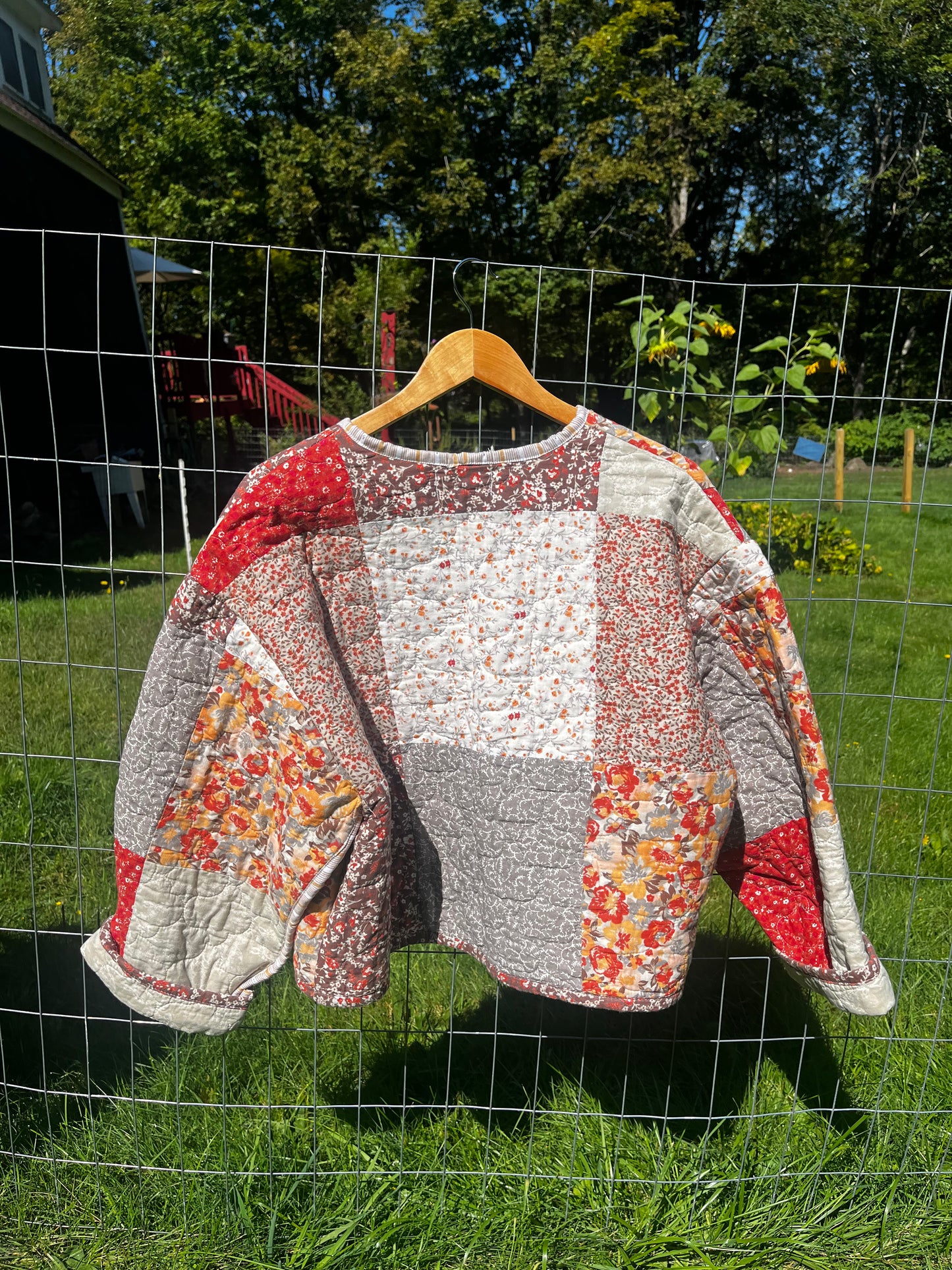 Fall Flowers Quilt Jacket