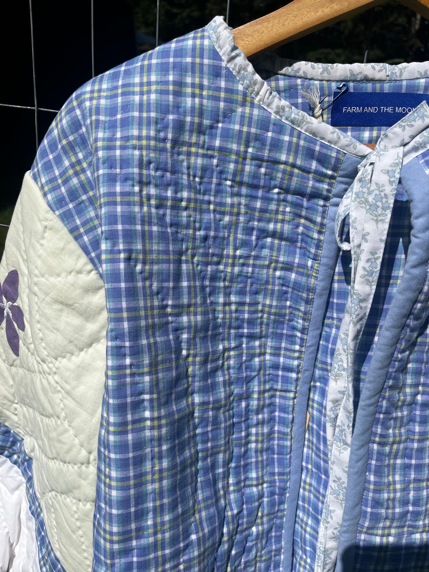 Daisy Applique Quilt Coat