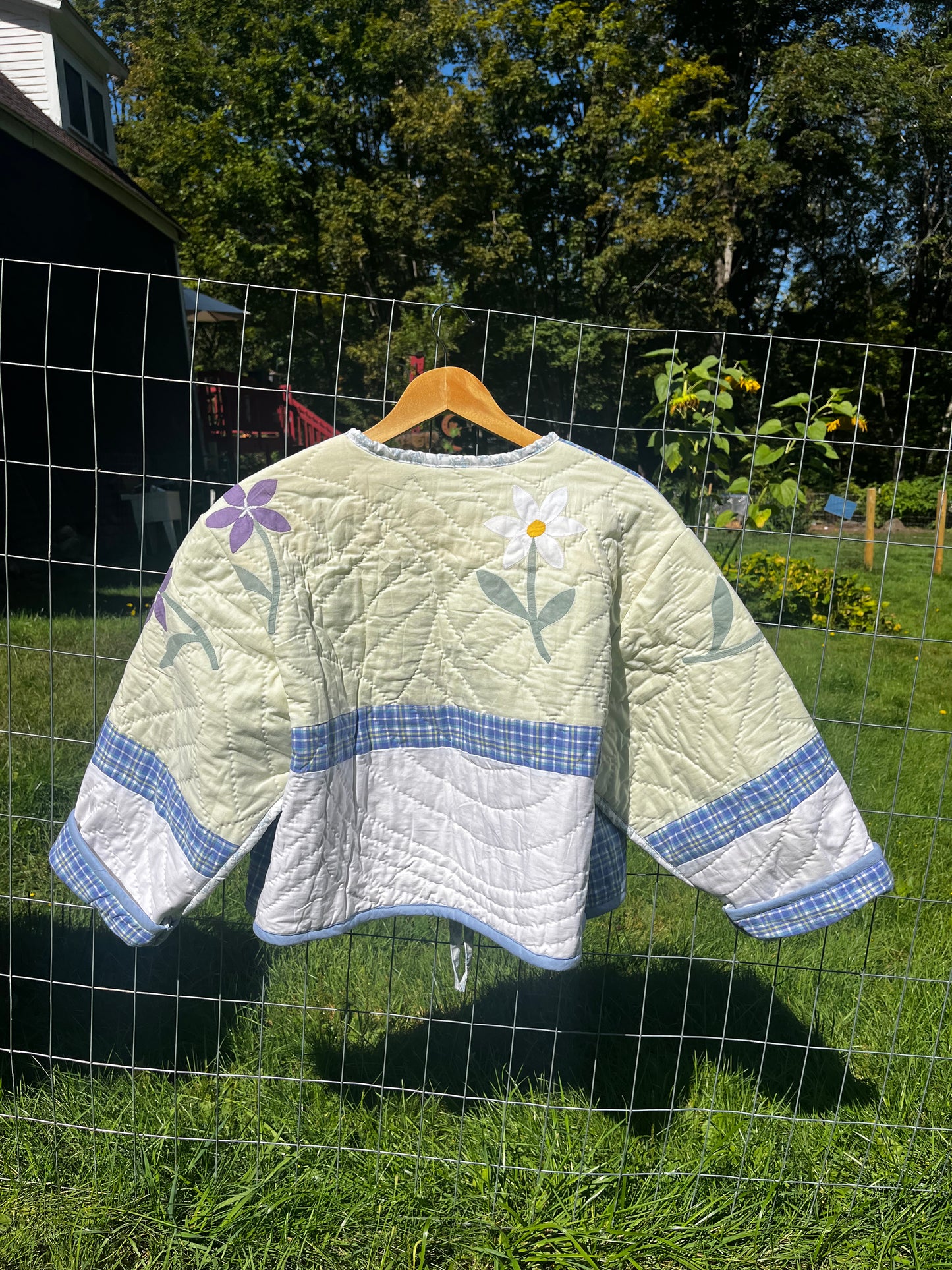 Daisy Applique Quilt Coat