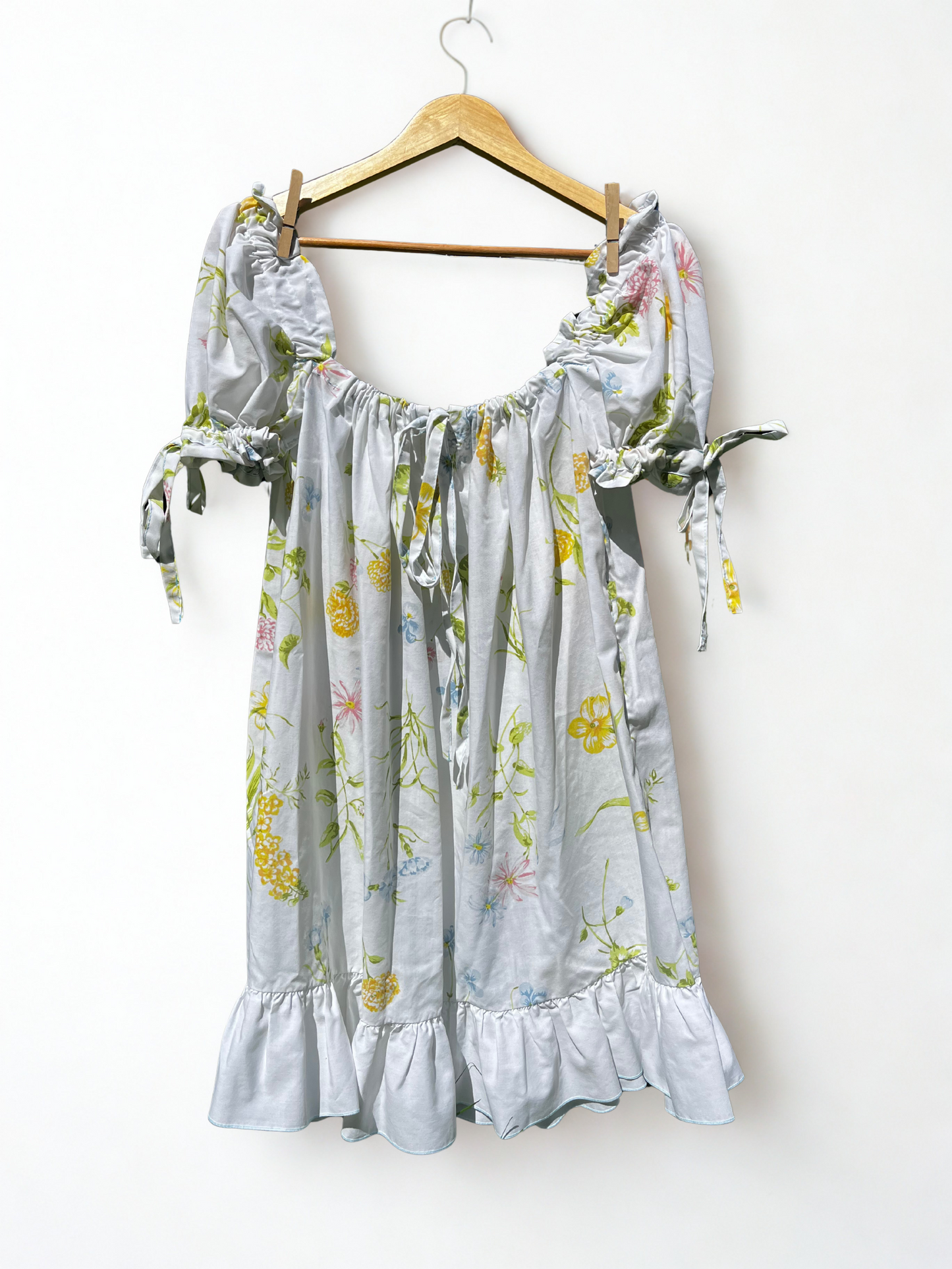 White Floral Madison Mini Dress
