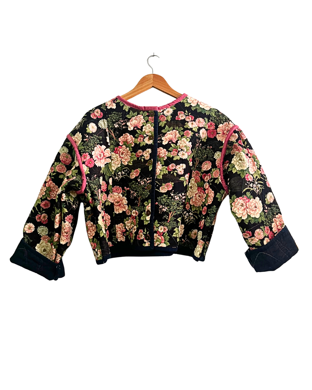 Navy Floral Jacket