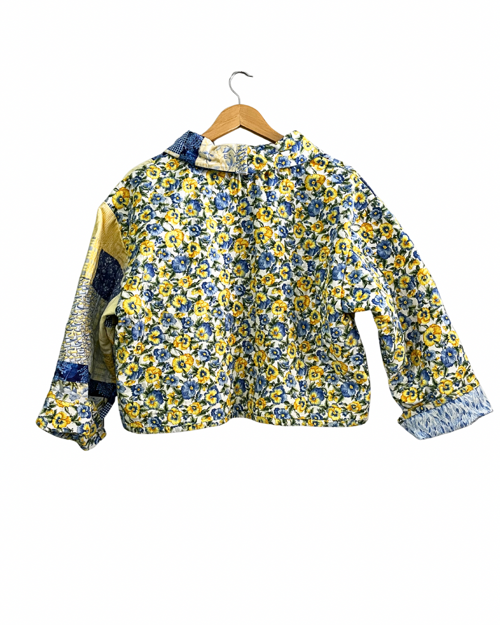 Blue Fairies Jacket with Yellow Buttons