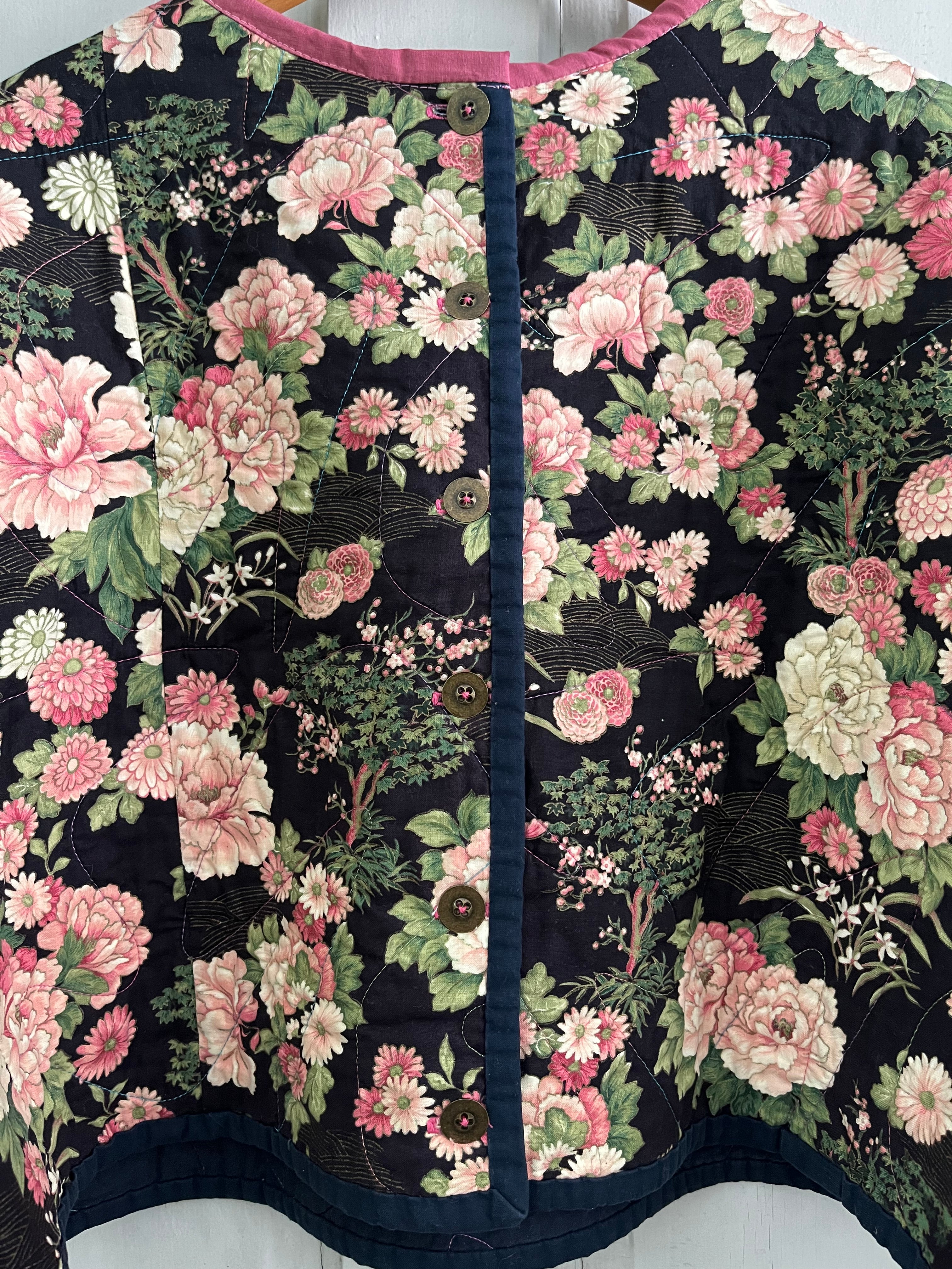 Navy Floral Jacket