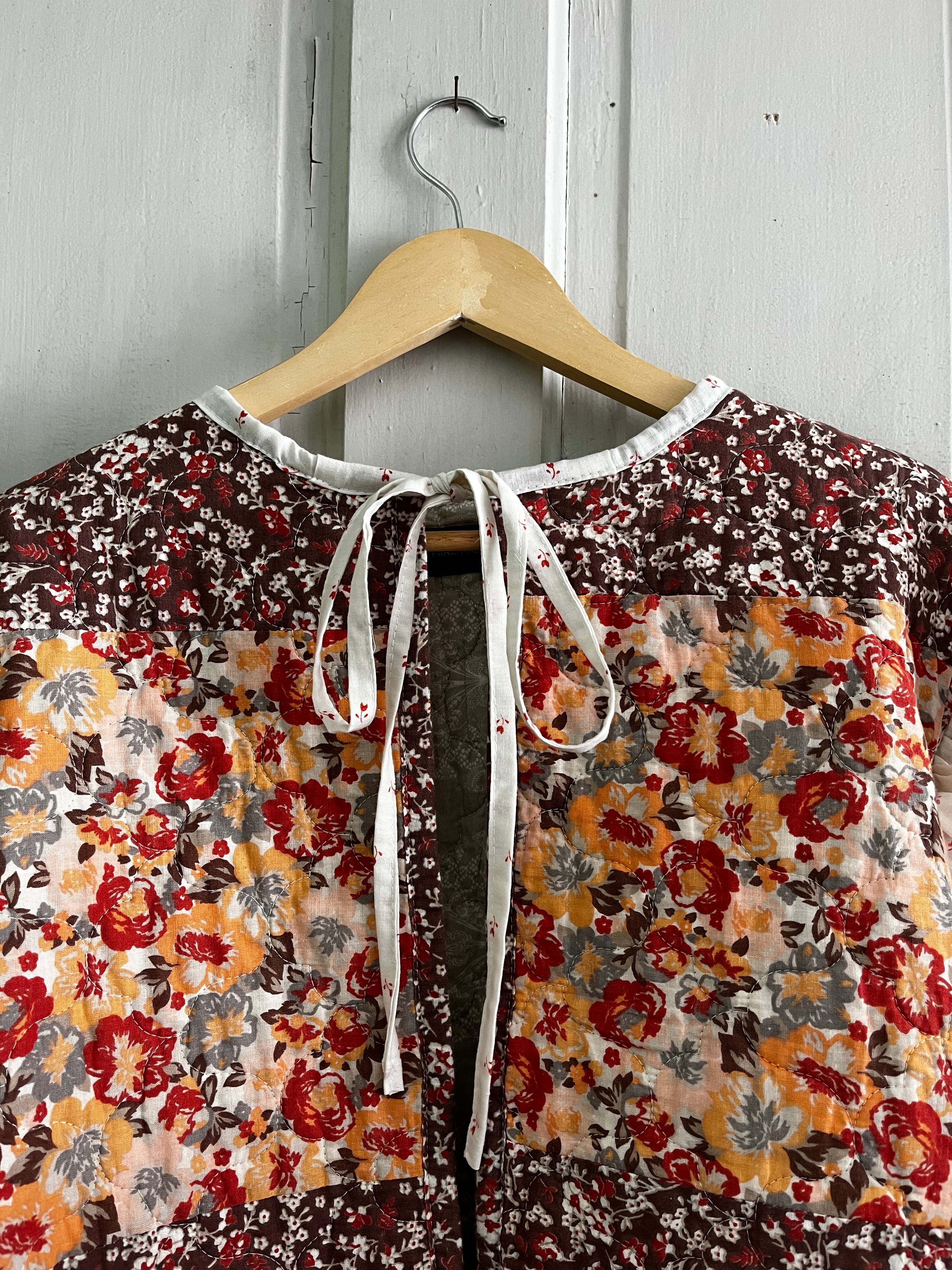 Patchwork Ruffle Jacket