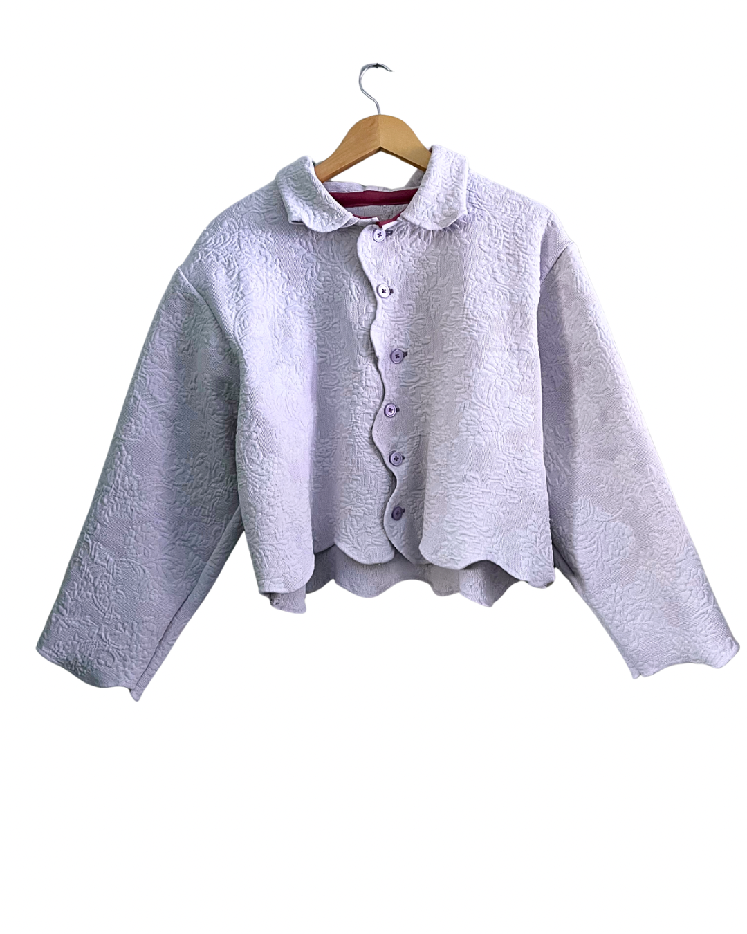 Lilac Button Down Jacket