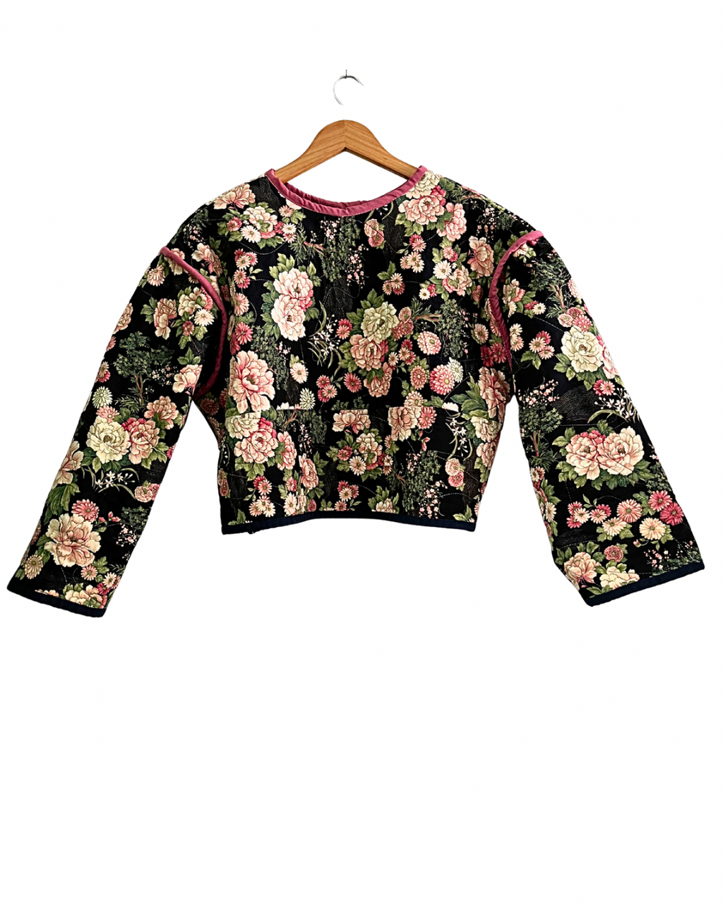 Navy Floral Jacket