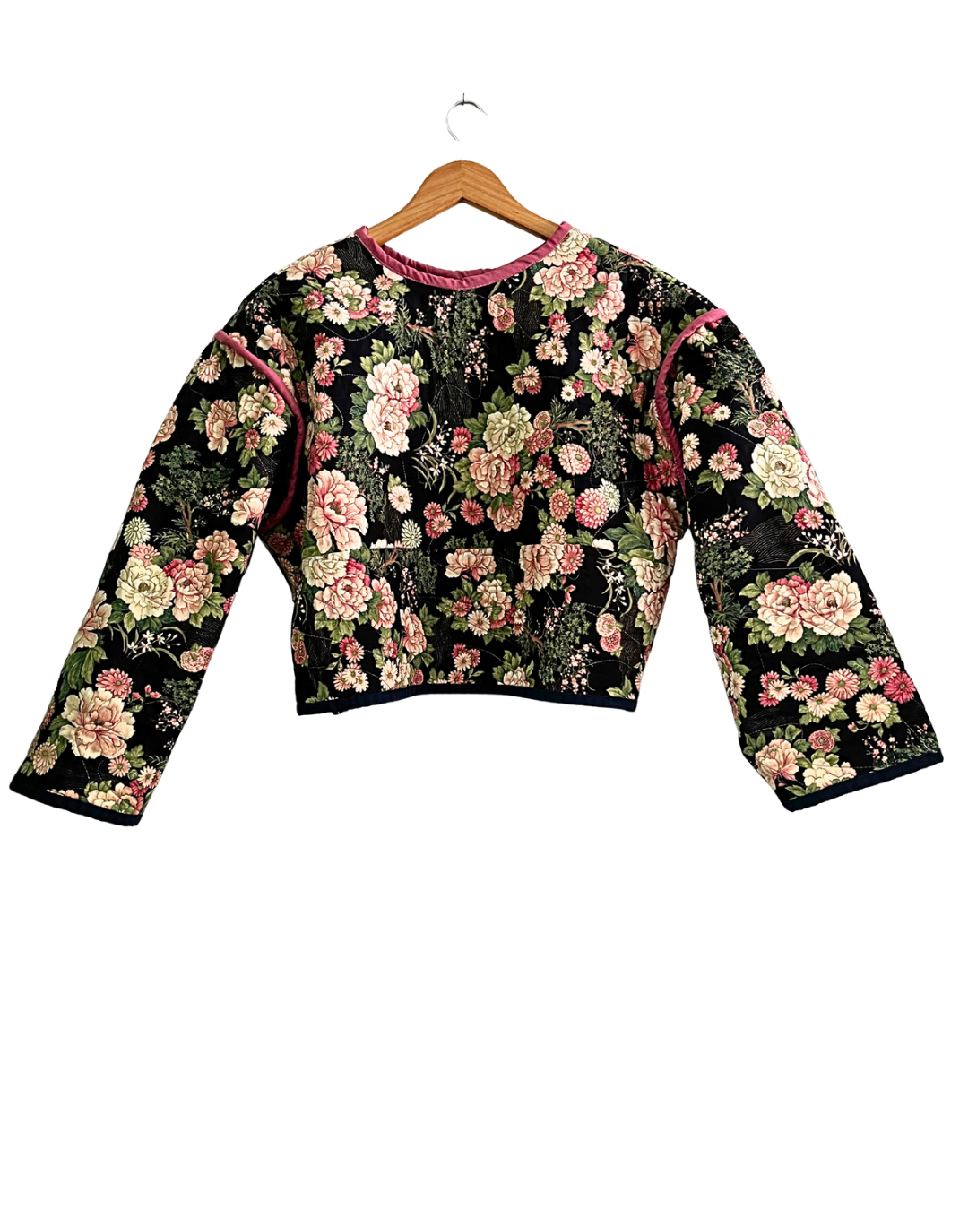 Navy Floral Jacket