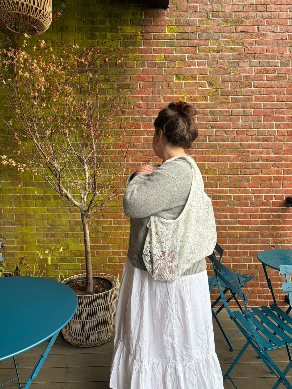 THE MOON lace bag