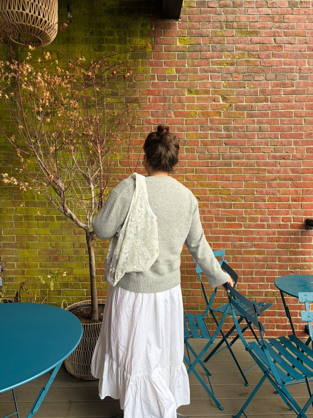 THE MOON lace bag