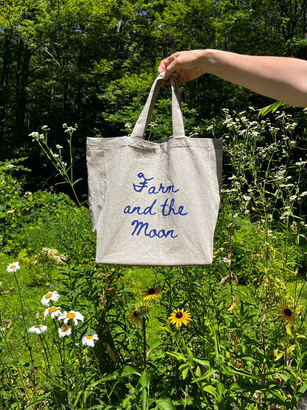 Farm and the Moon Market Tote