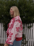 Red Folklore Cropped Jacket