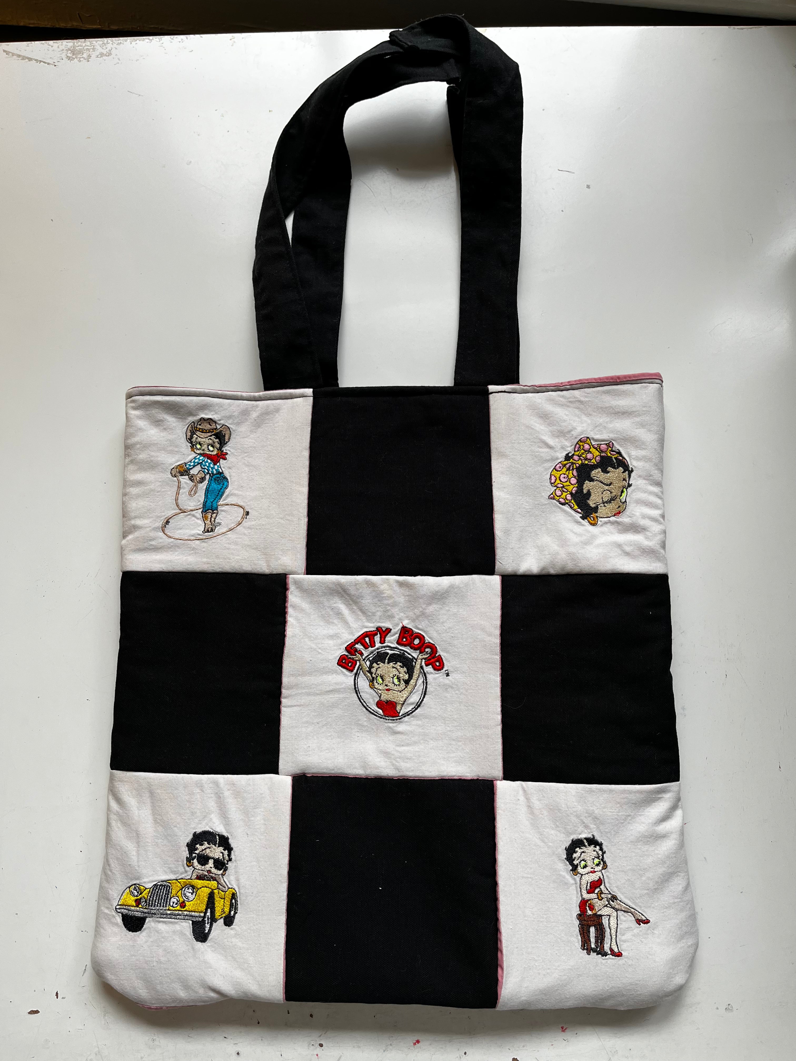Betty Boop Custom Quilted Tote Bag for Gina