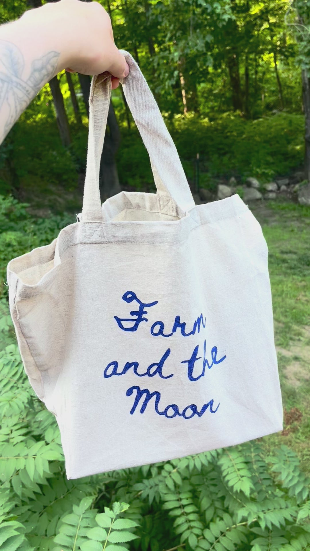 Farm and the Moon Market Tote